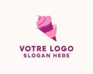 Ice Pop - Ice Cream Dessert logo design