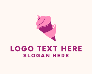 Ice Cream - Ice Cream Dessert logo design