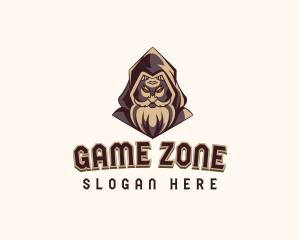 Magical Wizard Sorcerer Gaming logo design