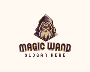 Magical Wizard Sorcerer Gaming logo design