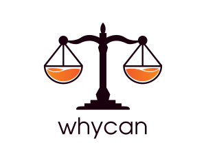 Legal Advice - Law Scale Drink logo design