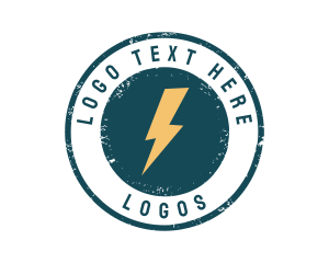 Volt - Lightning Flash Power logo design