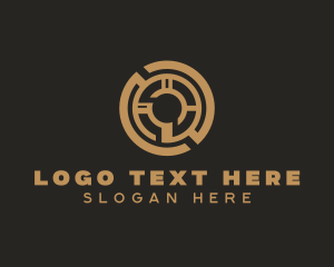 Lettermark - Digital Tech Cryptocurrency logo design