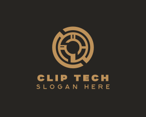 Digital Tech Cryptocurrency logo design