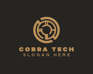 Digital Tech Cryptocurrency logo design