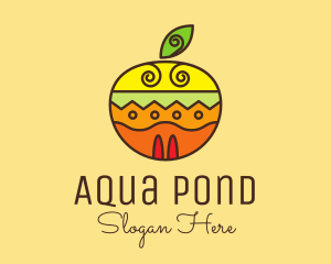 Colorful Tropical Fruit  logo design