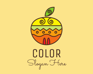 Colorful Tropical Fruit  logo design