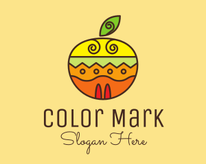 Colorful Tropical Fruit  logo design