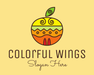 Colorful Tropical Fruit  logo design