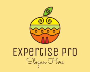 Colorful Tropical Fruit  logo design