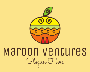 Colorful Tropical Fruit  logo design