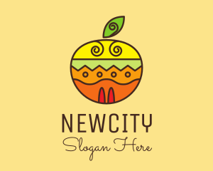 Colorful Tropical Fruit  logo design