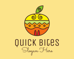 Colorful Tropical Fruit  logo design