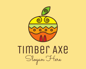 Colorful Tropical Fruit  logo design