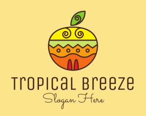 Colorful Tropical Fruit  logo design