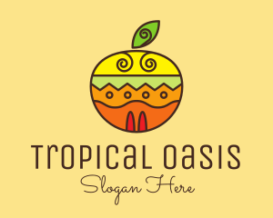 Tropical - Colorful Tropical Fruit logo design