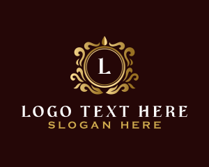 High End - Premium Decorative Crest logo design