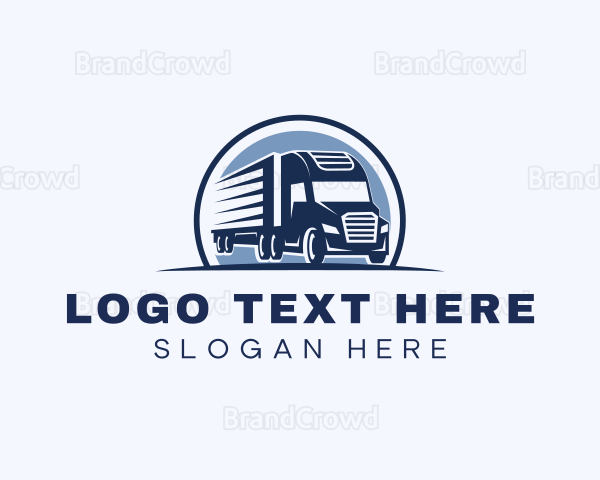 Truck Haulage Forwarding Logo