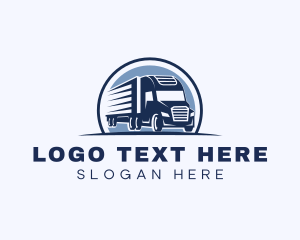 Highway - Truck Haulage Forwarding logo design