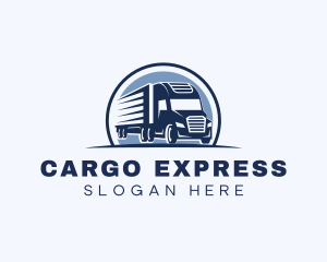 Truck Haulage Forwarding logo design