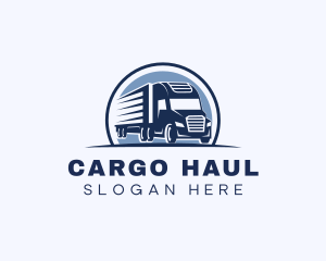 Truck Haulage Forwarding logo design