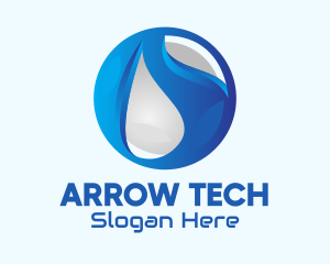 Blue Global Tech Company logo design