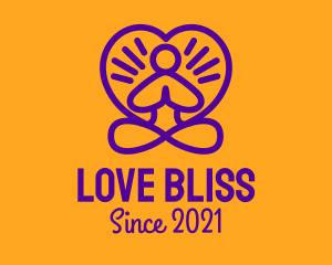 Love - Spiritual Yoga Love logo design