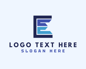 Typography - Business Advisory Letter E logo design