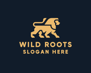 Jungle - Wild Jungle Lion logo design