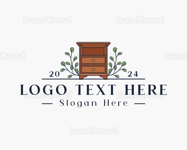 Drawer Cabinet Display Furniture Logo