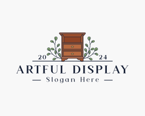 Drawer Cabinet Display Furniture logo design