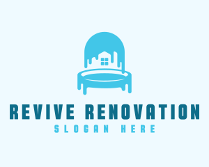 Renovation - Home Paint Renovation logo design