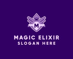 Medieval Wizard Magic logo design