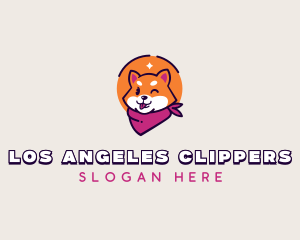 Animal Shelter - Corgi Pet Bandana logo design