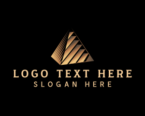 Banking - Luxury Corporate Pyramid logo design