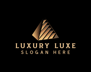 Luxury Corporate Pyramid  logo design