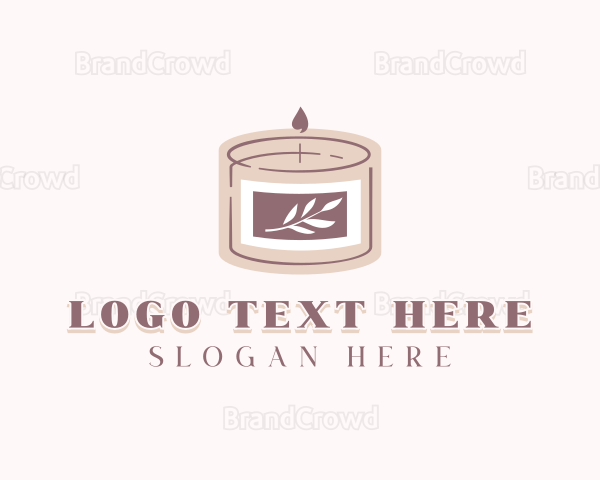 Scented Candle Souvenir Logo