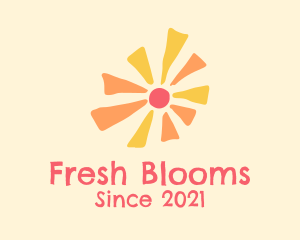 Spring - Daisy Spring Flower logo design