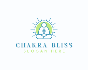 Chakra - Meditation Yoga Chakra logo design