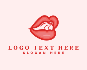 Sexy - Sexy Woman Lips logo design