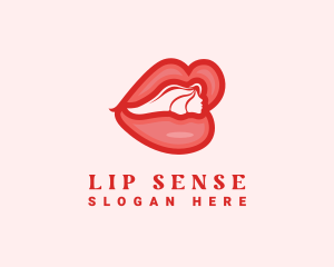 Sexy Woman Lips logo design