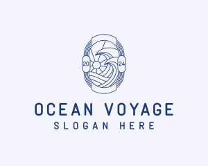 Wave Ocean Coast logo design