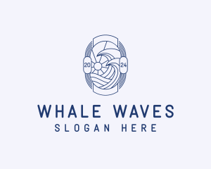 Wave Ocean Coast logo design