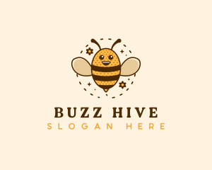 Crochet Yarn Bee logo design