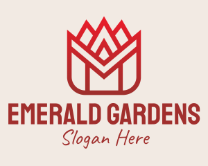 Tulip Flower Garden  logo design