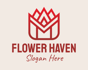 Tulip Flower Garden  logo design