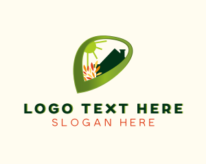 House Landscape Gardener Logo