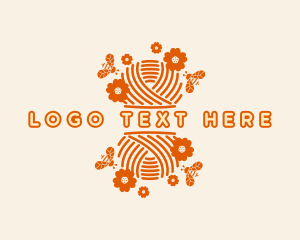 Thread - Crochet Yarn Bee logo design