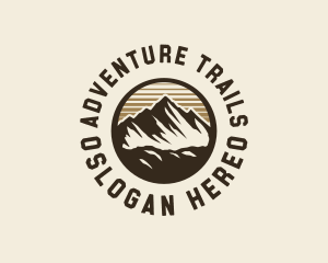 Mountain Adventure Exploration logo design