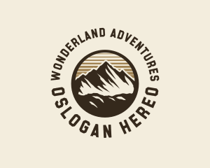 Mountain Adventure Exploration logo design